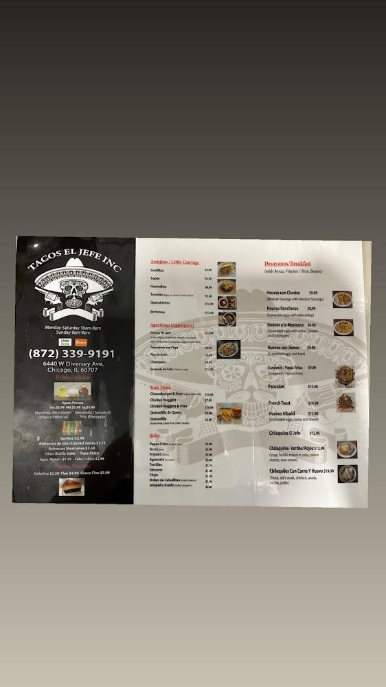 TACOS EL JEFE Menu image 2