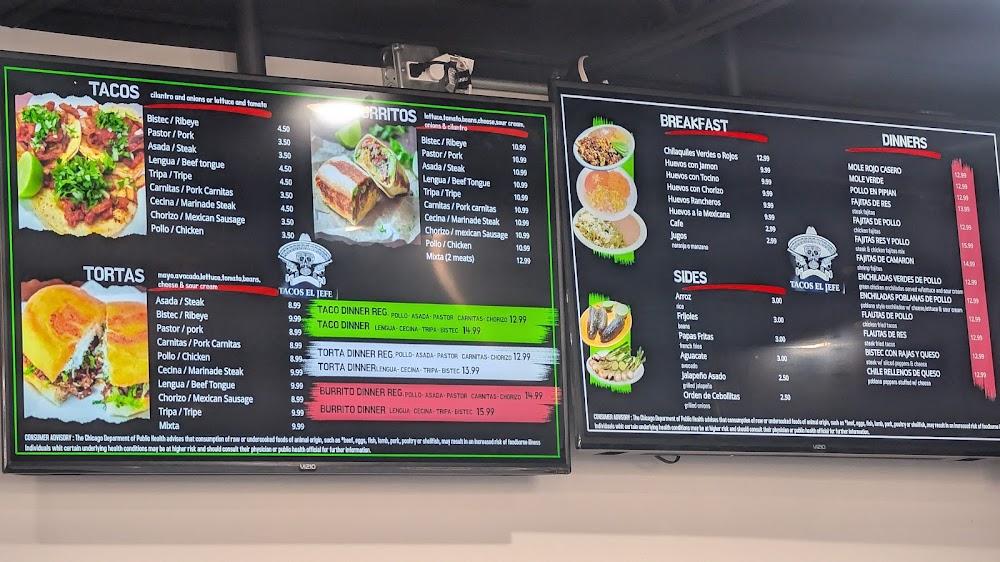 TACOS EL JEFE Menu image 3